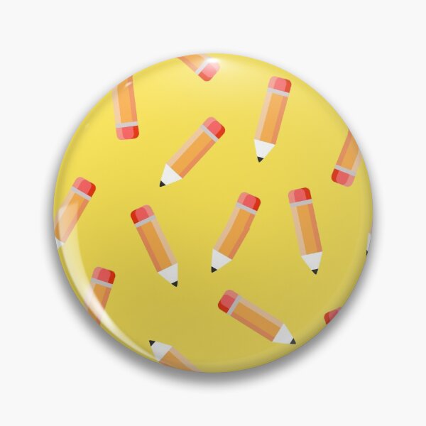 Item preview, Seamless pattern with pencils on yellow background, school supply. designed and sold by Katine-Art.