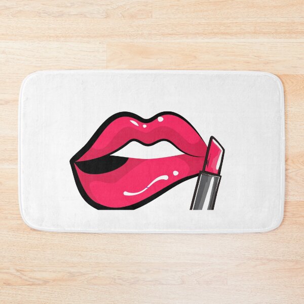 Item preview, Pink Lips and Lipstick Design designed and sold by joabaj.
