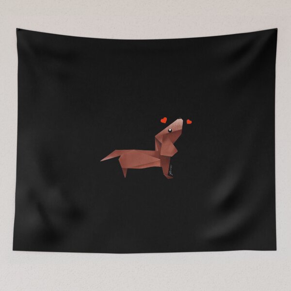 Item preview, Dachshund Puppy Origami Design designed and sold by MALLANG.