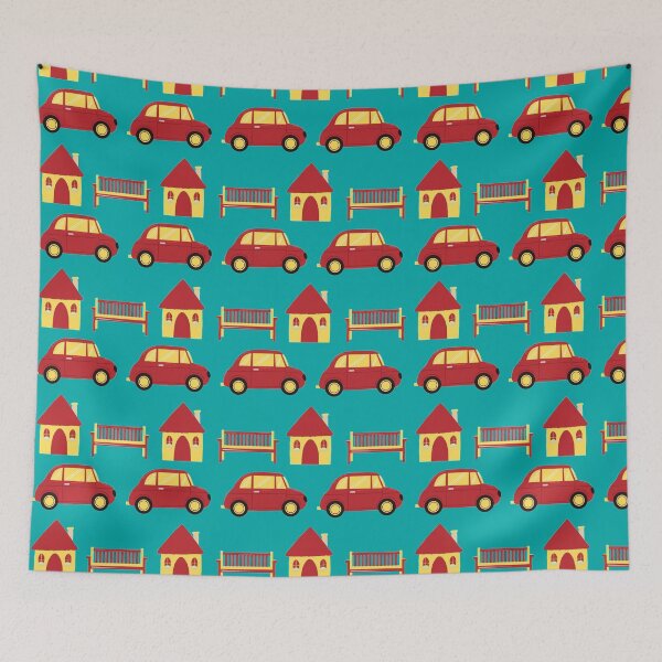 Item preview, Coche viejo y patrón de calle designed and sold by TheAfer.
