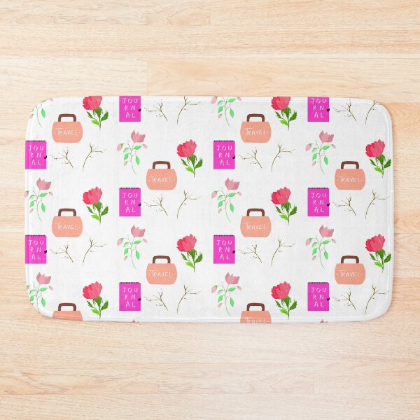 Item preview, Travel journal flowers with cherry blossoms designed and sold by SILVERAPPLE.