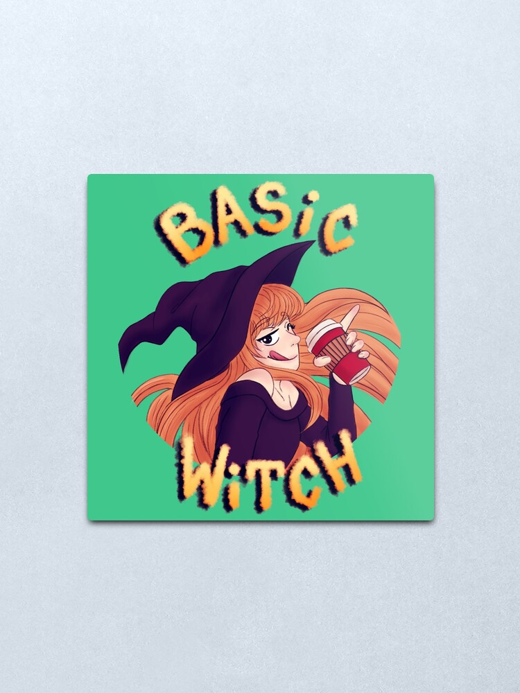 Alternate view of Basic Witch Metal Print