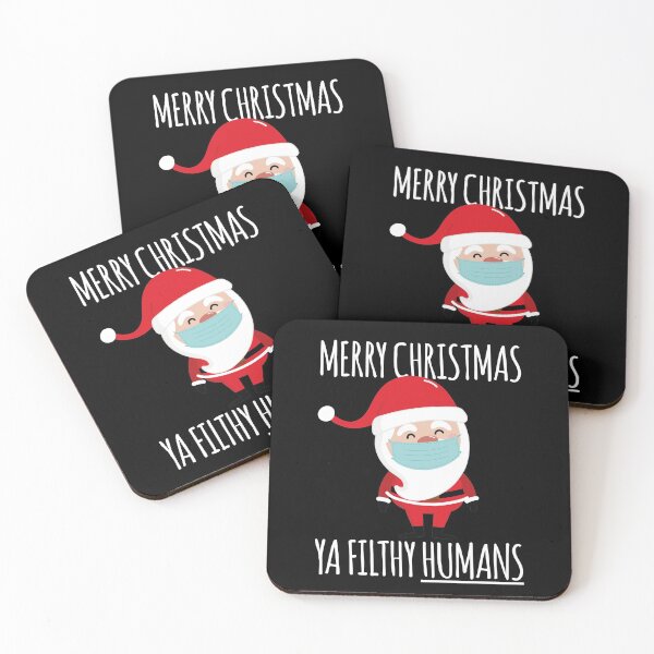 Item preview, Merry Christmas Ya Filthy Humans Funny Christmas 2020 designed and sold by CrystalCrush.