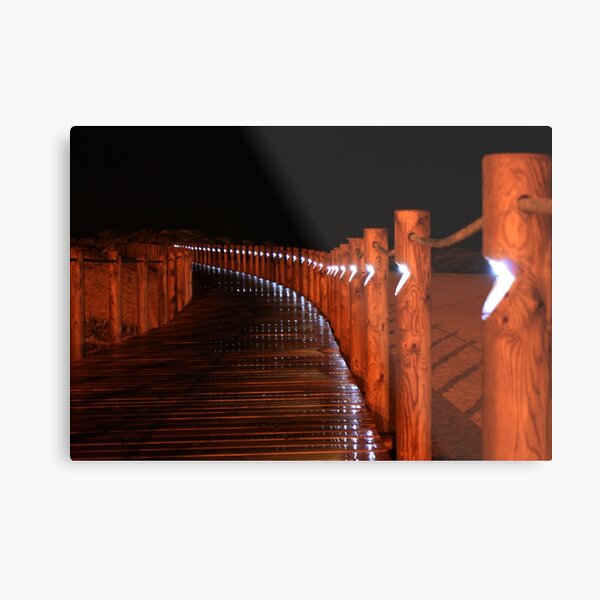 Night lights Metal Print