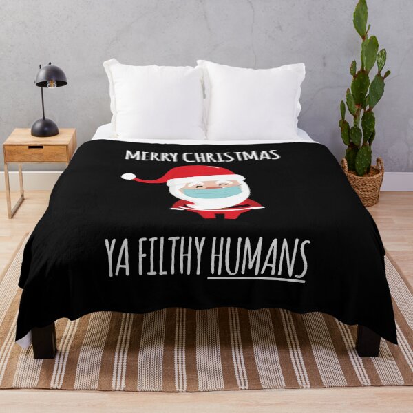 Item preview, Merry Christmas Ya Filthy Humans Funny Christmas 2020 designed and sold by CrystalCrush.