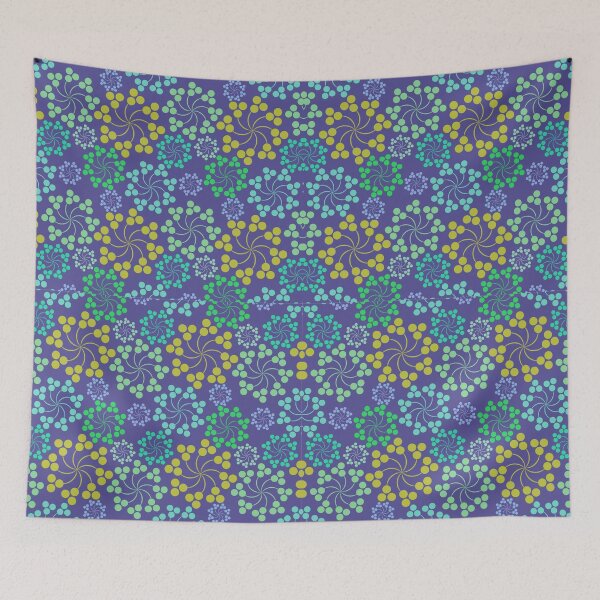Item preview, Blue Floral Pattern designed and sold by RueChiedza.