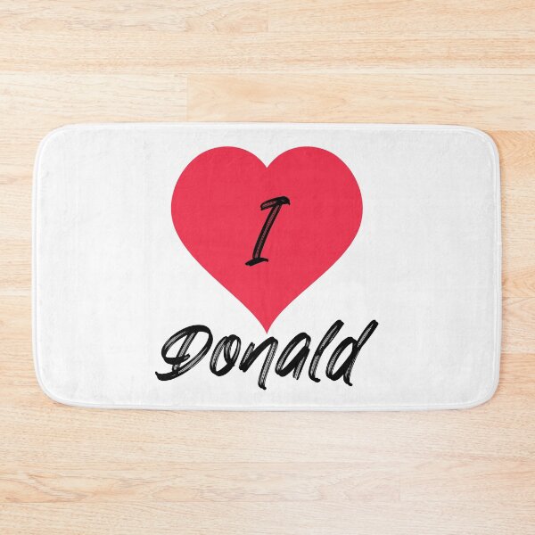 Item preview, I love Donald (Red & Black) designed and sold by elmerdante.