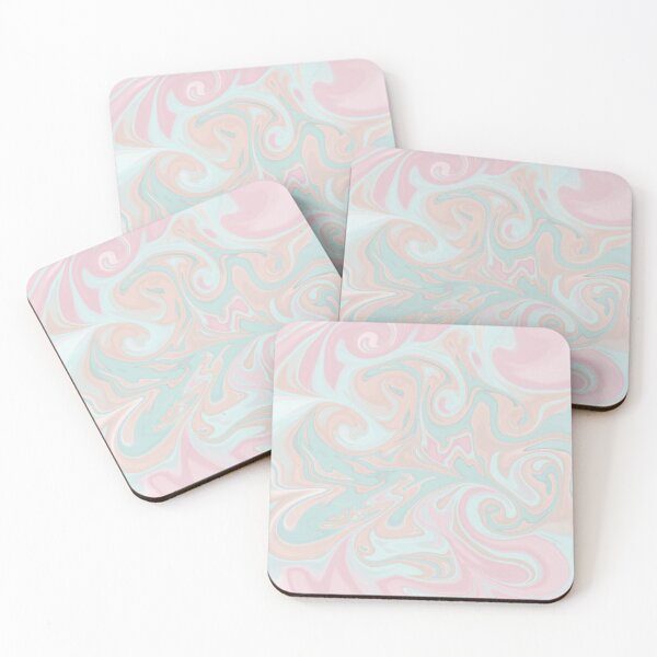 Item preview, Pink Blue Easy DIY Marble Abstract Acrylic Paint Art designed and sold by Skinpedia.