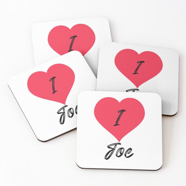Item preview, I love Joe (Red & Black) designed and sold by elmerdante.