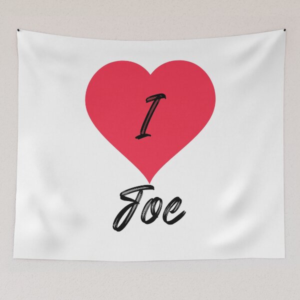 Item preview, I love Joe (Red & Black) designed and sold by elmerdante.