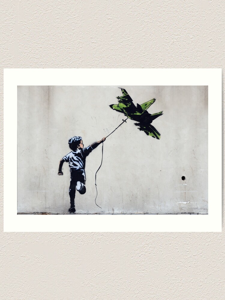 KATSU ステッカー　offkat offwhite Banksy BANKSY x GoMA 'Cut and Run' (2023) Custom Framed Show Poster SET