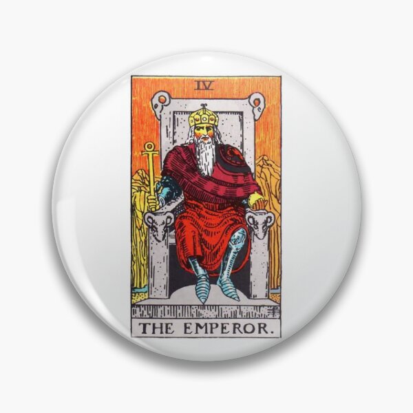 Item preview, THE EMPEROR tarot card  designed and sold by dumbdrunkdeer.