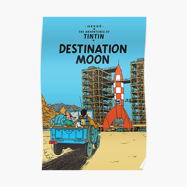 Adventures To Destination Moon Poster