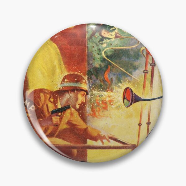 Item preview, War of the Aliens Vintage illustration designed and sold by Vintage Designs +.