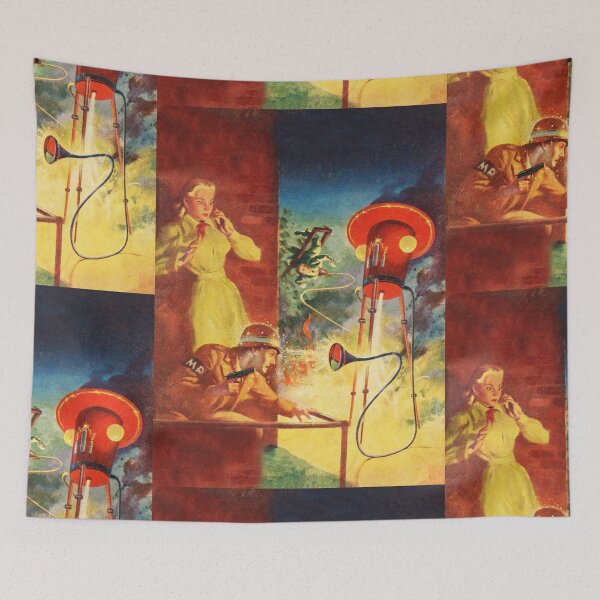 Item preview, War of the Aliens Vintage illustration designed and sold by Vintage Designs +.