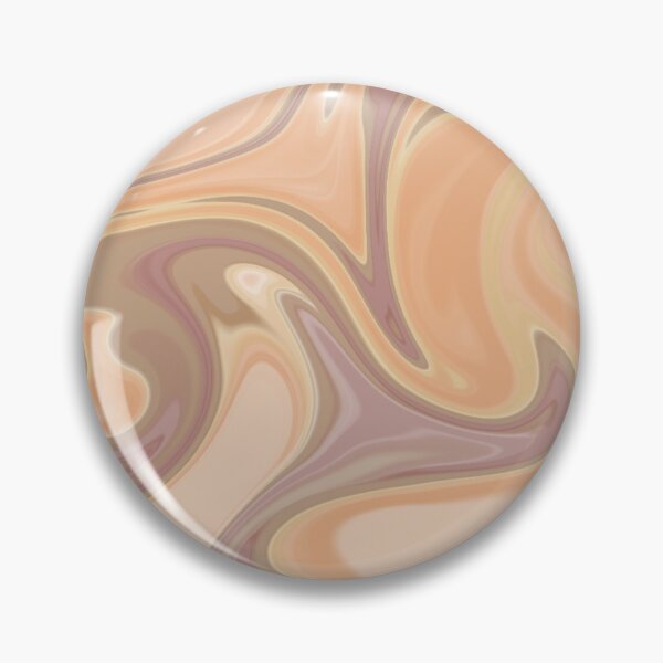 Item preview, Orange Brown Easy DIY Marble Abstract Acrylic Paint Art designed and sold by Skinpedia.