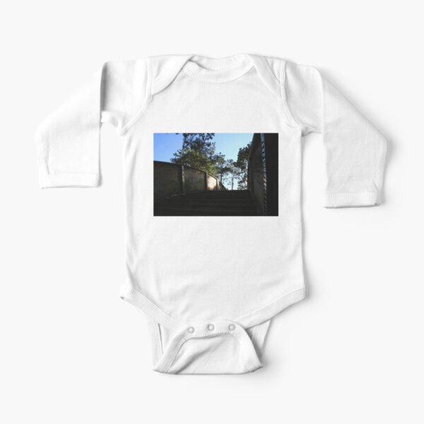 Park - Path shadows Long Sleeve Baby One-Piece