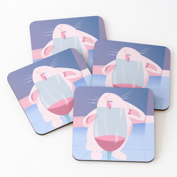 Item preview, Drunk in Wine Rabbit designed and sold by eesgram.