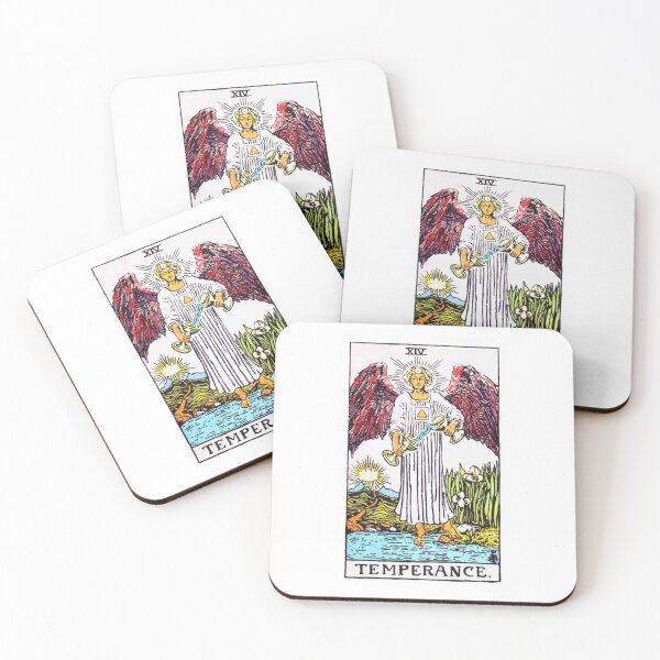 Item preview, TEMPERANCE tarot card  designed and sold by dumbdrunkdeer.
