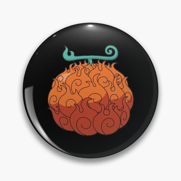 Mera Mera no Mi Devil Fruit One Piece Hard Enamel Pin