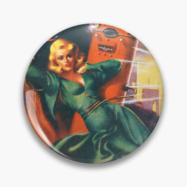 Item preview, Explosive bombshell Vintage illustration designed and sold by Vintage Designs +.
