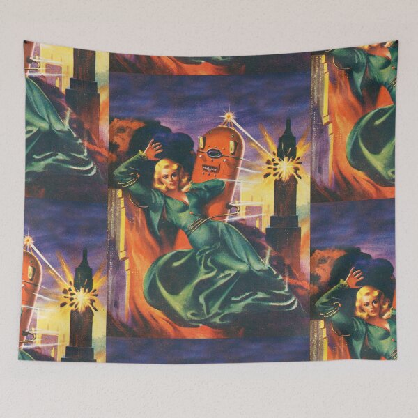 Item preview, Explosive bombshell Vintage illustration designed and sold by Vintage Designs +.