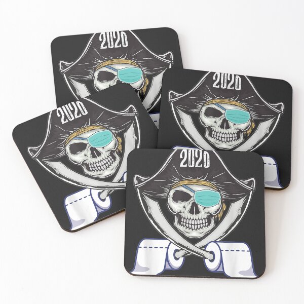 Item preview, Halloween Toilet paper Skull mask Pirate designed and sold by tichtodhe.