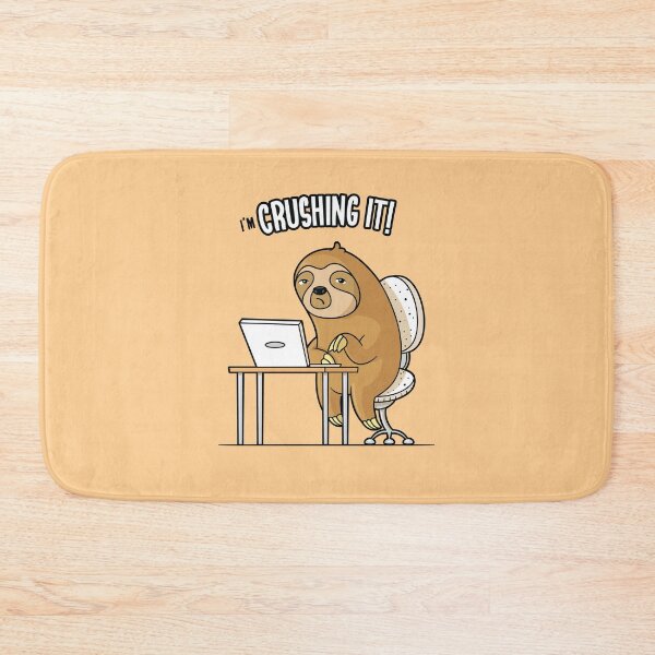 Item preview, I'm Crushing It - Sloth Programmer Edition designed and sold by zoljo.