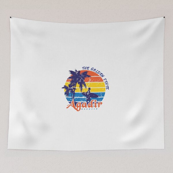 Item preview, Agadir Moroccan city of surfing - original design  designed and sold by creativeMOW.