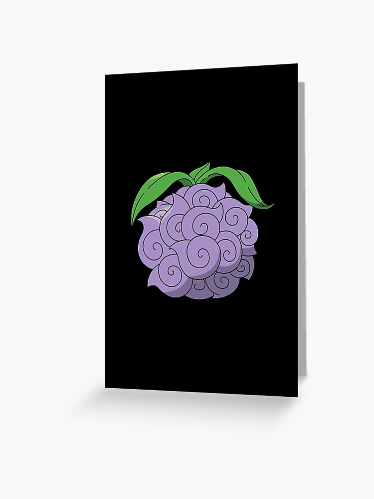 Yami Yami No Mi Devil Fruit Blackbeard | Greeting Card