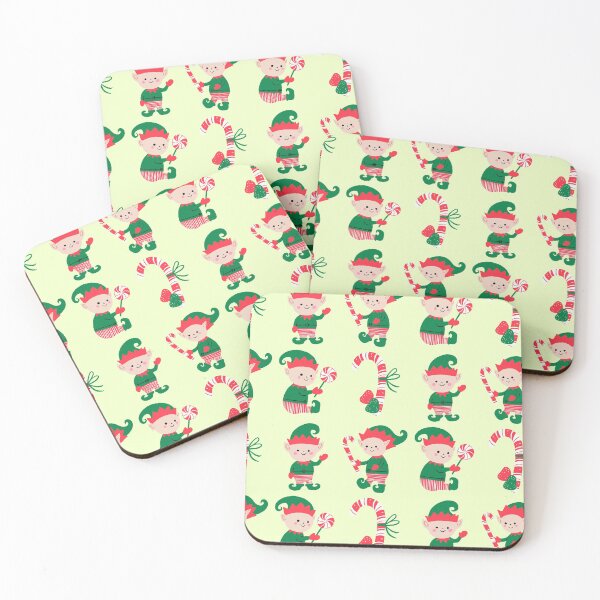 Item preview, Cute Christmas Elf Green And Red Candy Cane Stripes  designed and sold by OhMyStarling.