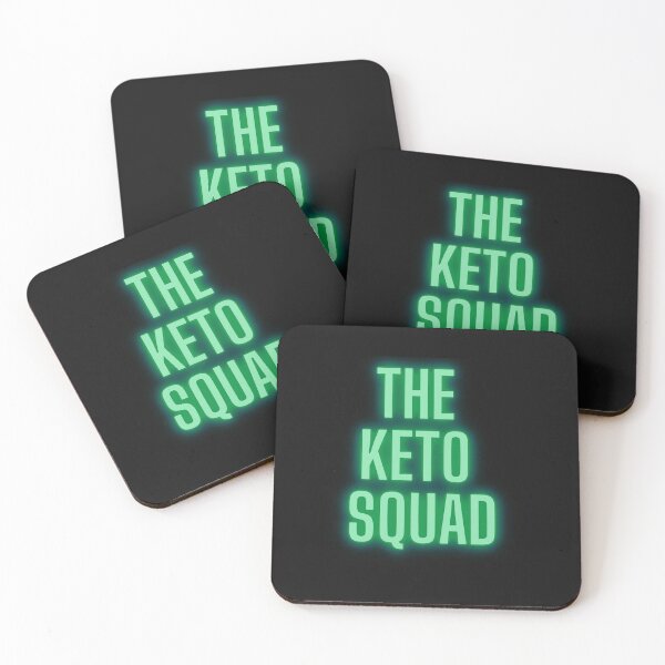 Item preview, The Keto Squad Funny Glowing Green Keto designed and sold by Elena's Shop.