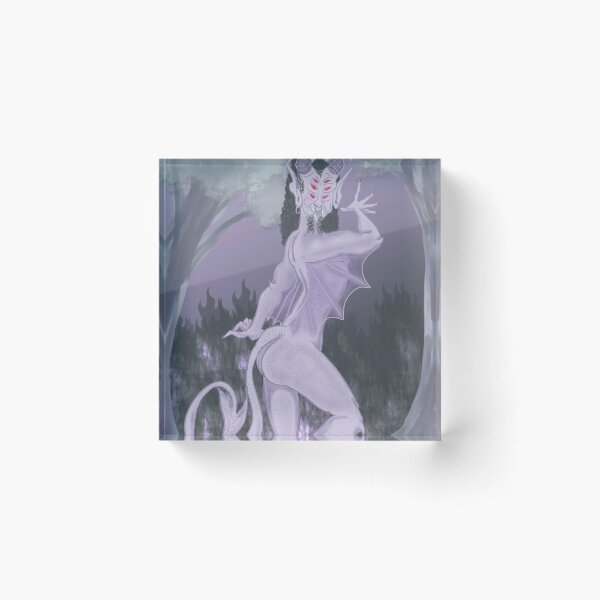Item preview, purplish demon designed and sold by E-Ocasio.