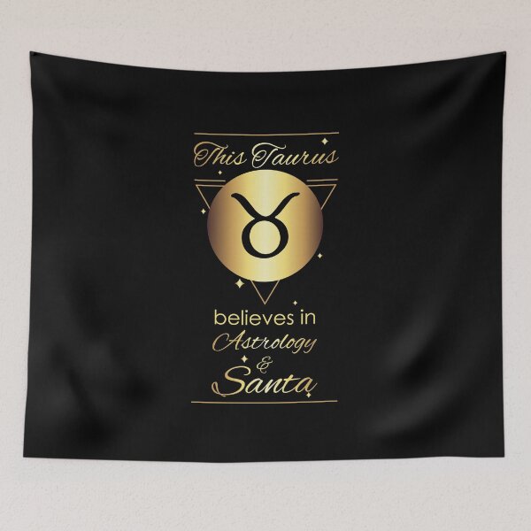 Item preview, Taurus Zodiac Sign believer in Astrology and Santa for Christmas  designed and sold by anins-azuree.