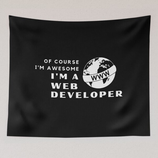 Item preview, I'm An Awesome Web Developer Funny Web Developer designed and sold by nincee.