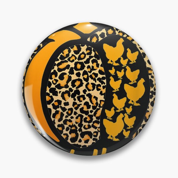 Item preview, its fall yall leopard print pumpkin Chicken designed and sold by tichtodhe.