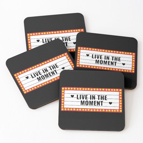 Item preview, Live in the moment. Now showing. Movie billboard. designed and sold by JellyBeenzz.