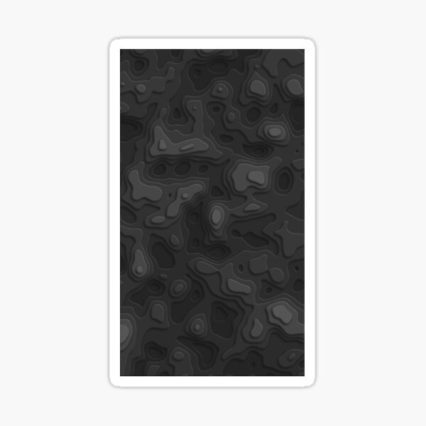 Black Coal Sea Sticker