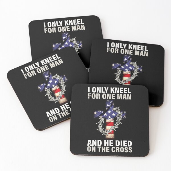 Item preview, I only kneel for one man and he died on the cross designed and sold by GlendaMason.