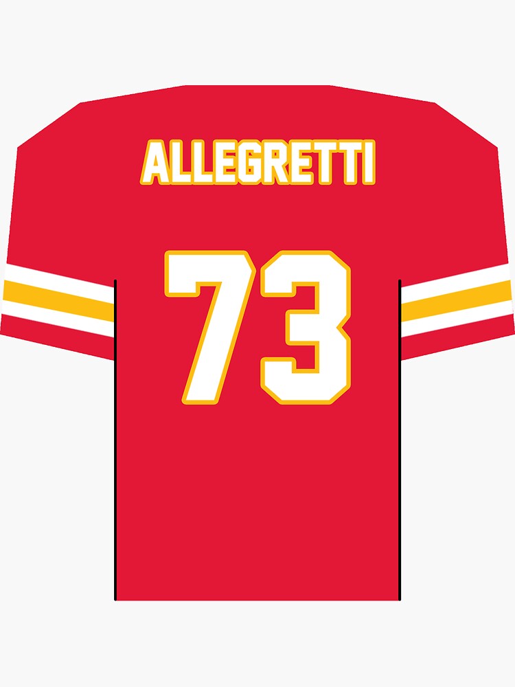 Nick Allegretti - Chiefs Jersey Sticker for Sale by GammaGraphics