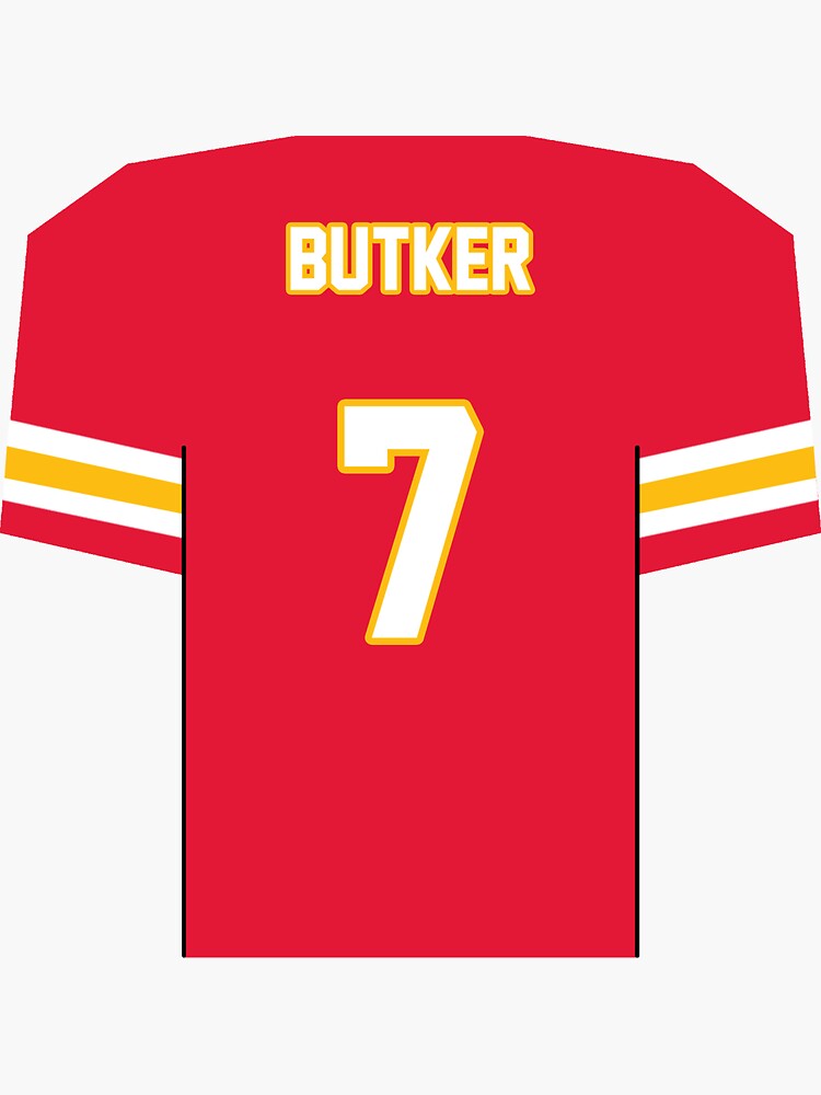 Harrison Butker - Chiefs Jersey Sticker for Sale by GammaGraphics