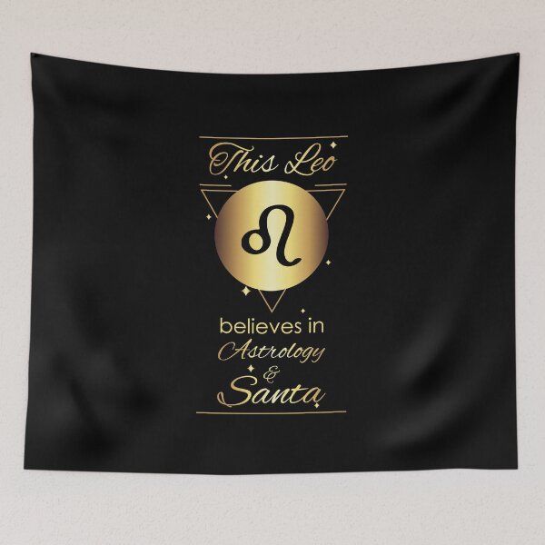 Item preview, Leo Zodiac Sign believer in Astrology and Santa for Christmas  designed and sold by anins-azuree.
