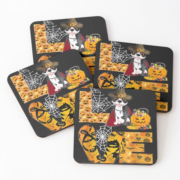 Item preview, Love Boston terrier pumpkin masks designed and sold by tichtodhe.