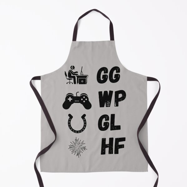 Item preview, GG WP GL HF game in black font designed and sold by StarlightTales.