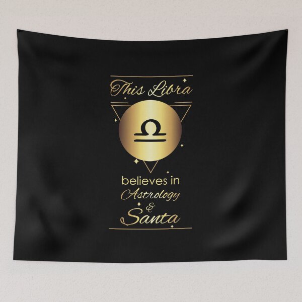 Item preview, Libra Zodiac Sign believer in Astrology and Santa for Christmas  designed and sold by anins-azuree.