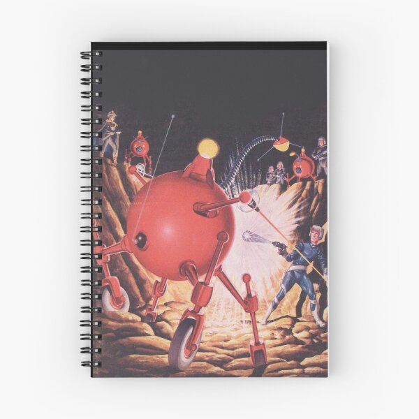 Item preview, Red Alien menace Vintage illustration designed and sold by Vintage Designs +.