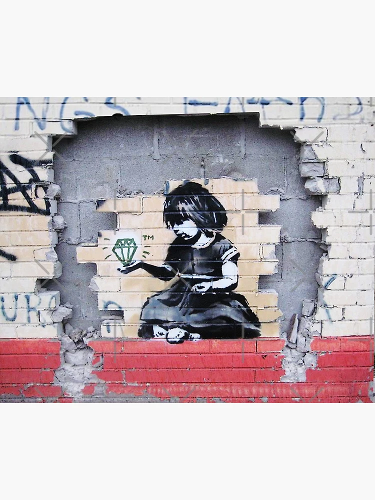 Banksy Diamond Girl Art Print for Sale by WE-ARE-BANKSY