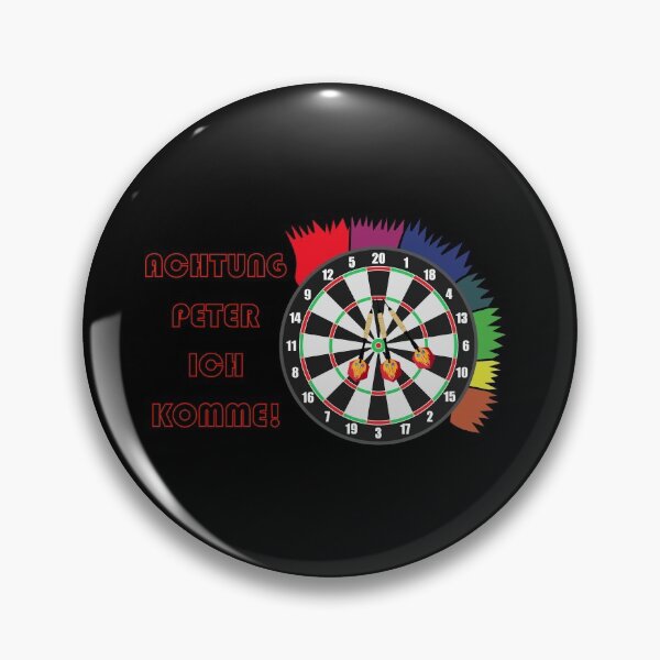 Item preview, Attention Peter I'm coming! - darts designed and sold by saechla.