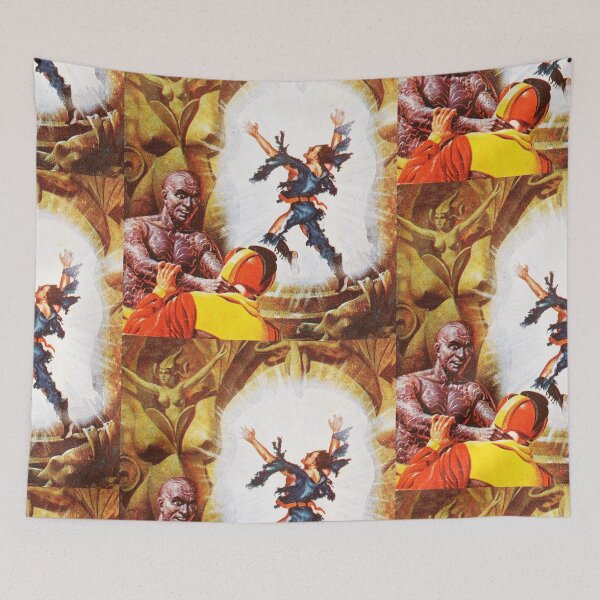 Item preview, alien attack Vintage illustration designed and sold by Vintage Designs +.
