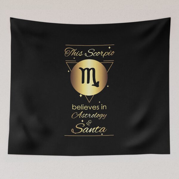 Item preview, Scorpio Zodiac Sign believer in Astrology and Santa for Christmas  designed and sold by anins-azuree.